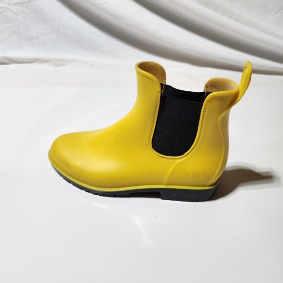 Girls' Yellow Rubber Rain Boots – Size 2 - Picture 9 of 9